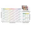 2026 Large Wall Calendar 12-Month Vertical Hanging Planner Big Grid Paper for Office & Home, School Classroom Planning
