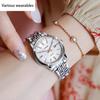 Lovers Watch Calendar Waterproof Steel Strap Watch for Men Women