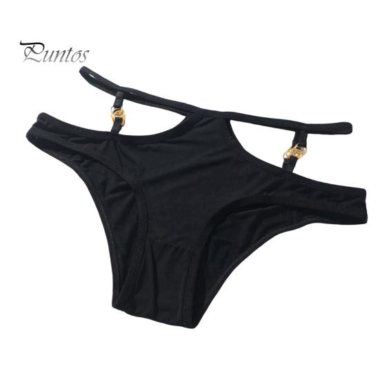 

Женское сексуальное нижнее белье с заниженной талией Т-образные трусики с вырезами на бретельках Стринги Женские трусики-бикини с высоким вырезом M чёрный