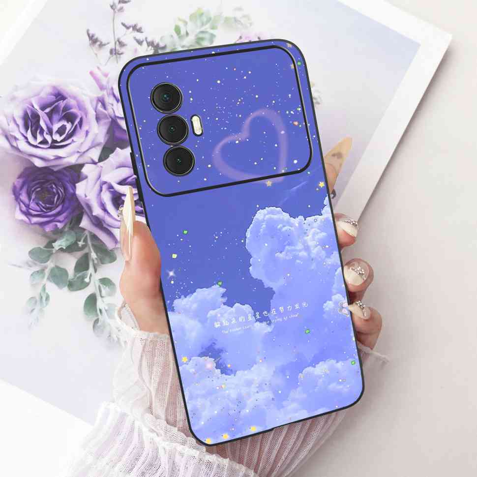 For Tecno Spark 8 Pro KG8 Casing Lovely Cartoon Protection Phone Case For Tecno Spark 8 Spark8 KG6 Soft TPU Silicon Cover