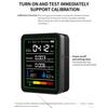 1 Set Co2 Tvoc Hcho Pm Meter Digital Temperature Humidity Tester Multifunctional Digital Air Quality Monitor Home Air Detector