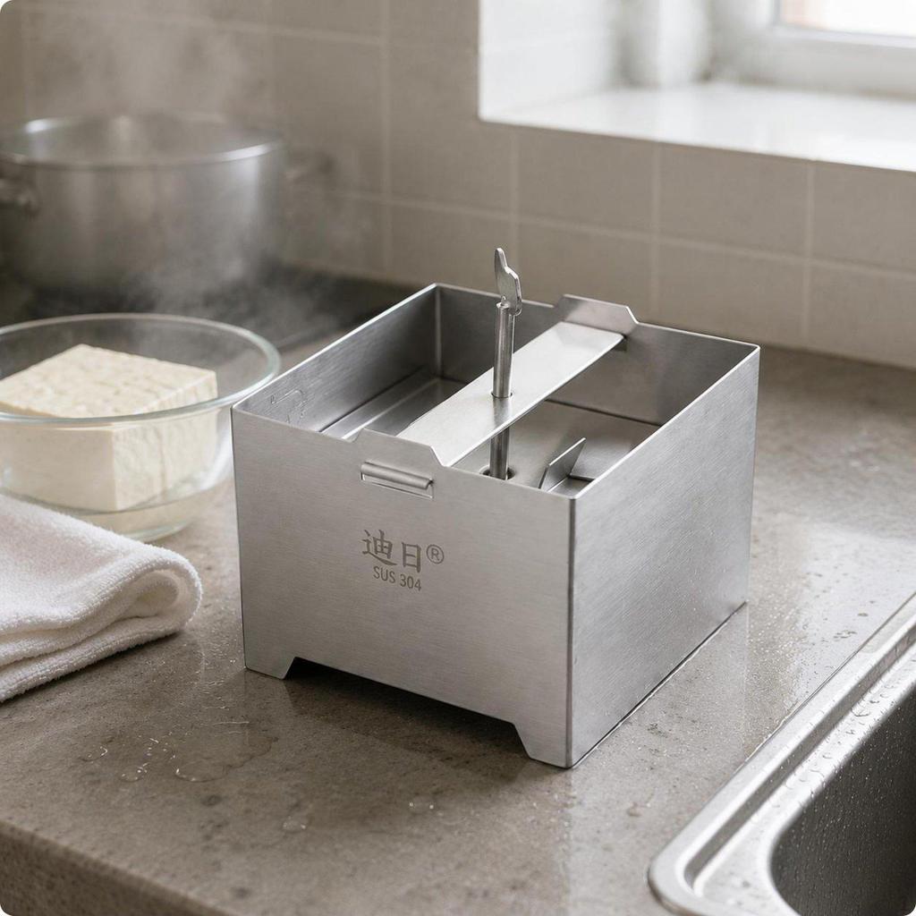 Stainless Steel Tofu Press Thickened for Home Kitchen Mold Style a