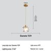 Luxury Crystal Bedside Hanging Lamp: Modern High-End Design for Bedroom or TV Wall