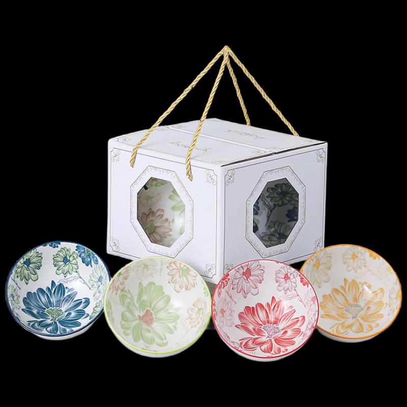 Japanese Style Ceramic Bowl Gift Set