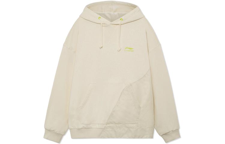 Li Ning Sweatshirts Unisex Ecru Hooded Moderate Regular AWDR735-1 L