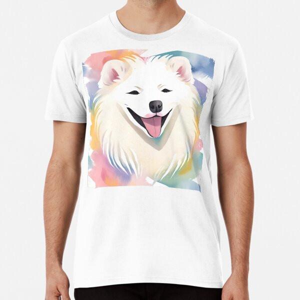 

Watercolour Samoyed Premium T-Shirt S to 5XL Made in the AU/USA T-Shirt XL