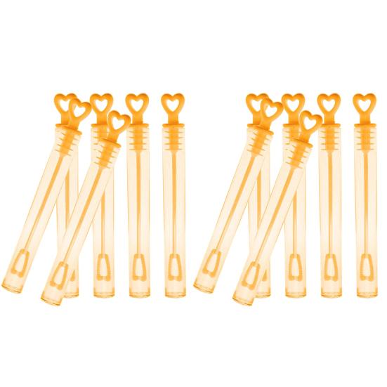 

12Pcs Heart Empty Bubble Soap Bottles Maker Wedding Party Decorations Kids Toy