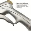 Copper High-Pressure Car Wash Nozzle with Brush Attachment