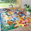 1pc Mickey-Mouse-and-Minnie-(10)_01 Carpet Area Rug, Bedroom, and Playroom - Durable, Stain-Resistant, and Easy To Clean, Living Room, Laund
