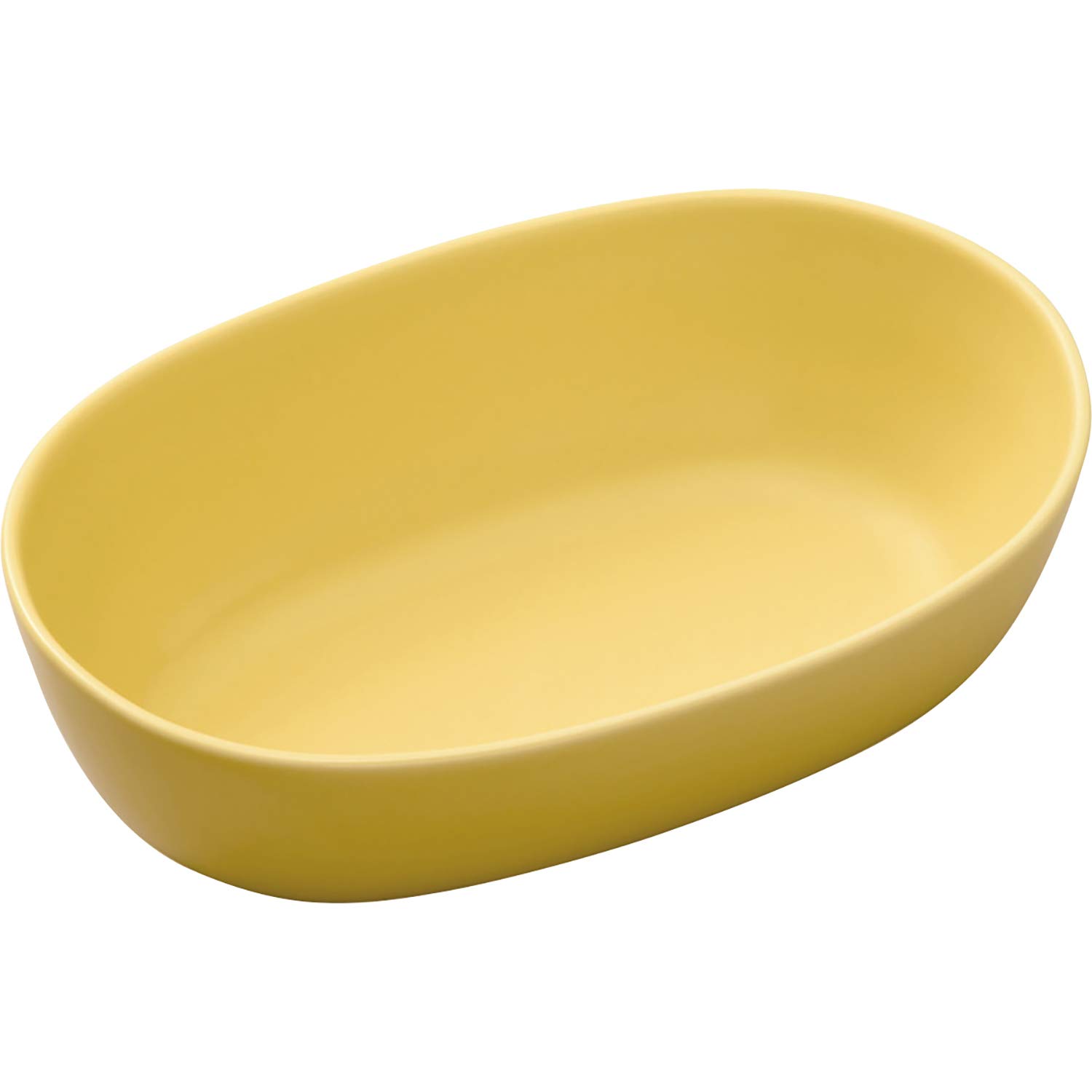 

Посуда Хасами Овальная миска Диаметр 14465 Эссенция (M), 17см, Желтый,