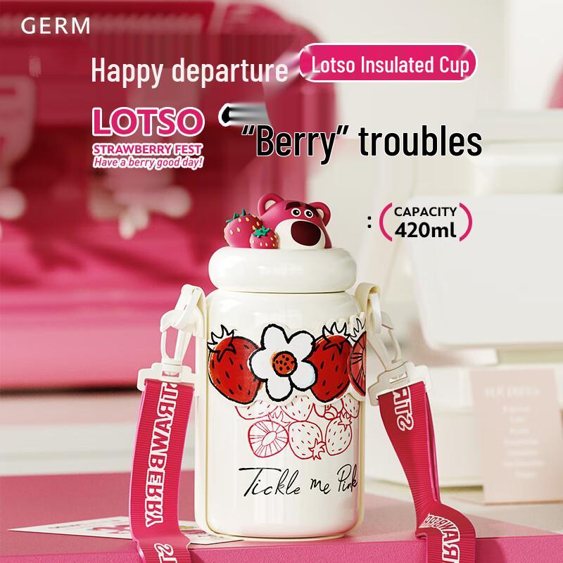 

GENIE Strawberry Bear Insulated Thermos