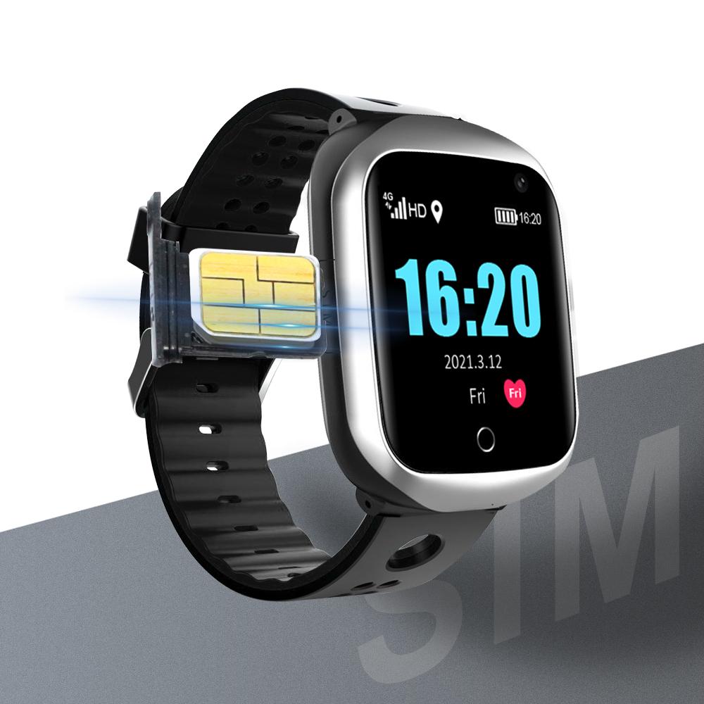 High Quality Children Smart Watch 2024 GPS Heart Rate Smart Watch for Kids Eldrly Smart Watch 4G