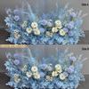 Wedding Aisle Blue Artificial Flower Row Decoration