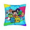 Cartoon Teen Go Square Pillow Cases Cushion Cover Vintage Polyester Decor Pillowcase for Car 45x45cm