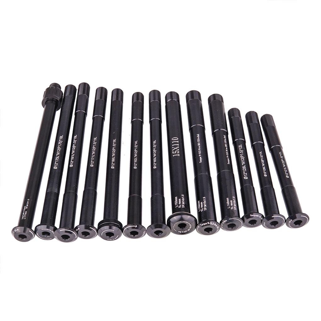 Mountain Bicycle Thru Axle Alloy Portable Front Rear Detachable Anti-rust Shaft Outdoor Sports Upgrading Wheel Hubs Part