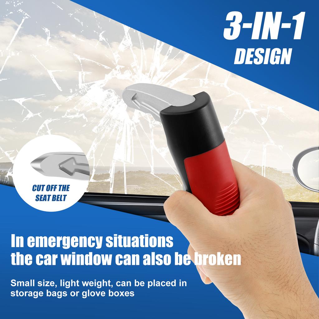 4Pcs Car Door Assist Handle for Elderly Window Breaker 2In1 Multifunctional Car Handle Assist Lightweight Car Door Latch Handle