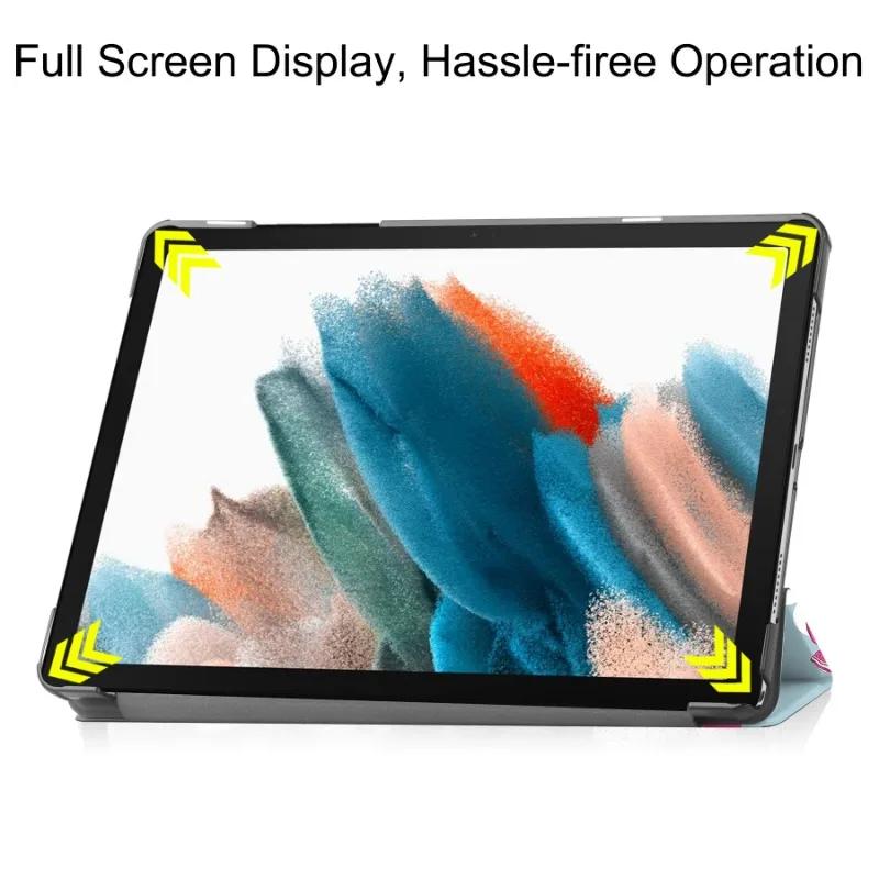 Tablet Case Funda For Samsung Galaxy Tab A9 Case 8'' 2023 Tri-Folding Flip Magnetic Stand Protective Shell For Galaxy Tab A9 2023 Cover Kids