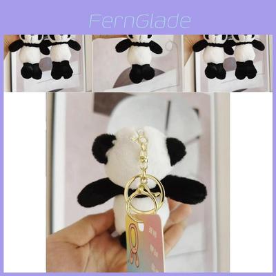 Genuine Panda Plush Keychain Cute Soft Animal Doll Stuffed Toy Bag Accessory