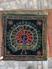Hand Embroidered Cotton Pillow Cover: Bohemian Decorative Cushion 40