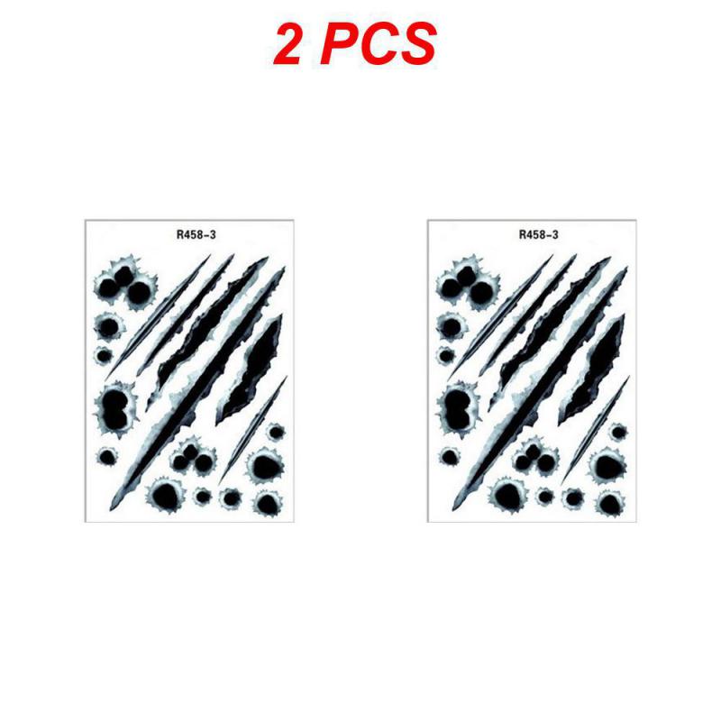 

2/4/6 шт. Наклейка на автомобиль, отверстие, водонепроницаемая, солнцезащитная, имитация отверстия, автомобильные аксессуары, наклейка на кузов автомобиля, прочная