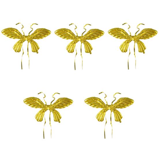 5Pcs Wings Balloons Creative No Leaks Exquisite Anti-deform Lightweight Decorative Aluminum Film Kids Butterfly Wings Balloons Party Supplies