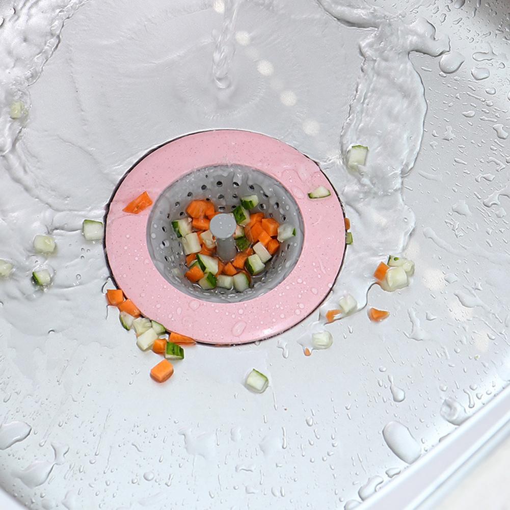 Anti-blocking Sink Strainer Basket with Handle for Kitchen Washing