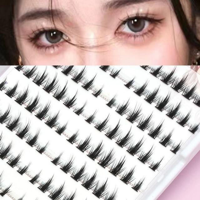 Lactacia - Glue-free False Eyelashes Clusters with Tweezers