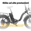 KETELES KF9 Elektrofahrrad 2000W Doppelmotor 48V26AH Lithiumbatterie Elektrofahrrad Klappbar 20*4 Zoll Fat Tire Erwachsene Schnee E-Bike