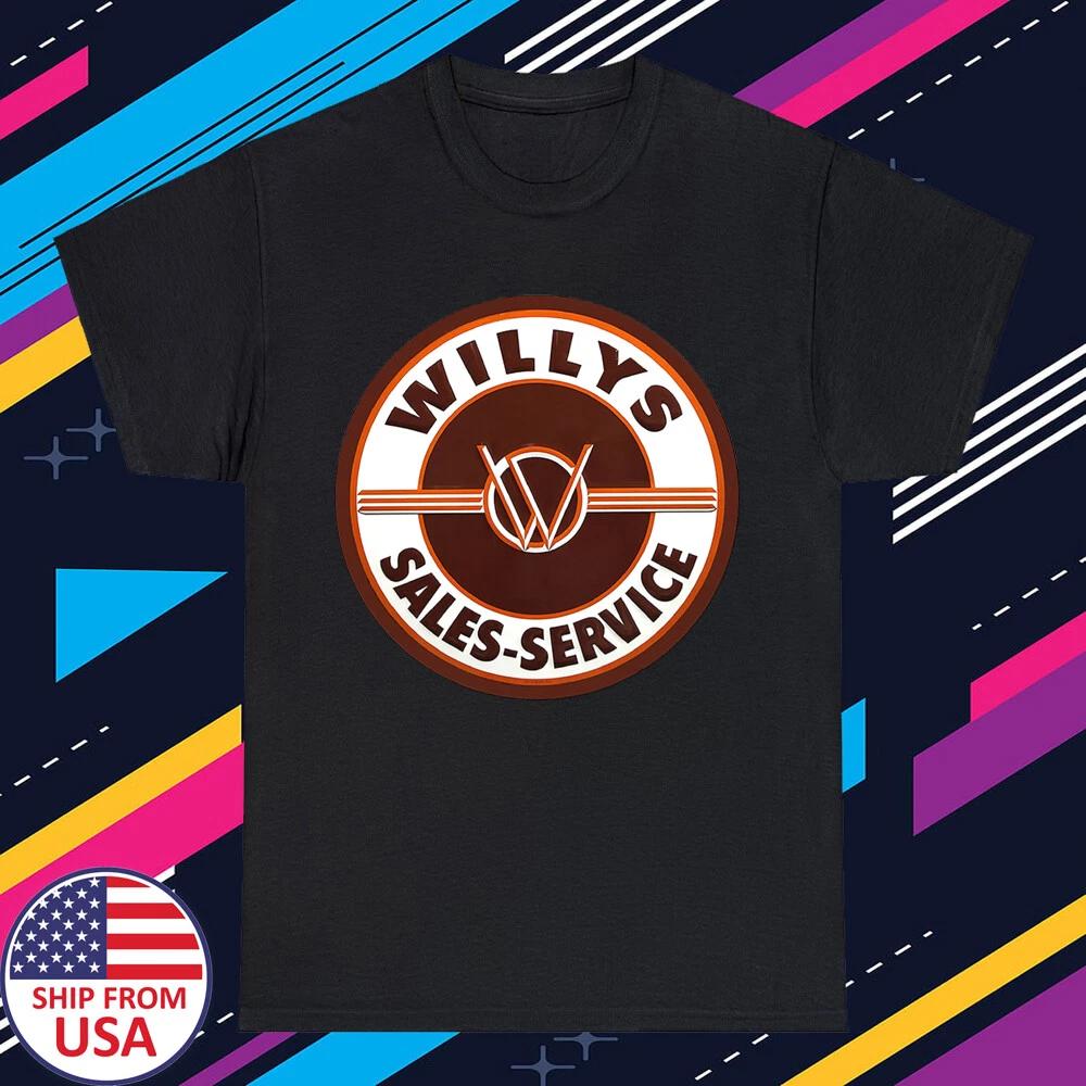 Willys Sales and Service Gasoline Motor Oil Men s Black Size S-5XL 2XL