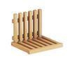 Foldable Wooden Stool: Entryway Shoe Seat, Wall-Mounted Bathroom Chair, Projector Stand
