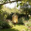 Morocco French Style Hollow Metal Candlestick Iron Hanging Candle Holder Candle Stand  Banquet