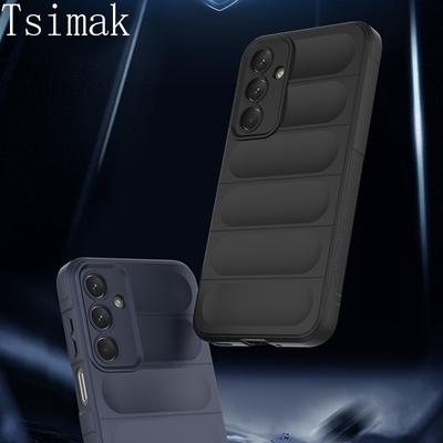 Stoßfeste Hülle für Samsung Galaxy M15 M35 M55 A15 A25 A35 A55 A05 A05S S21 FE S22 S23 Plus S24 Ultra Silikon-Rückseite Handyhülle