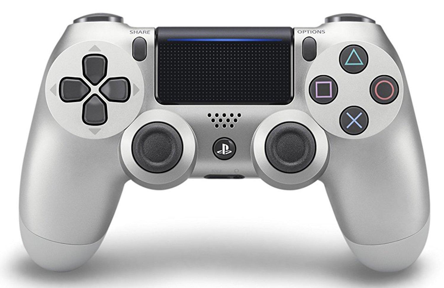 

DUALSHOCK 4 Wireless Silver by Controller, (CUH-ZCT2J15) [Discontinued manufacturer]