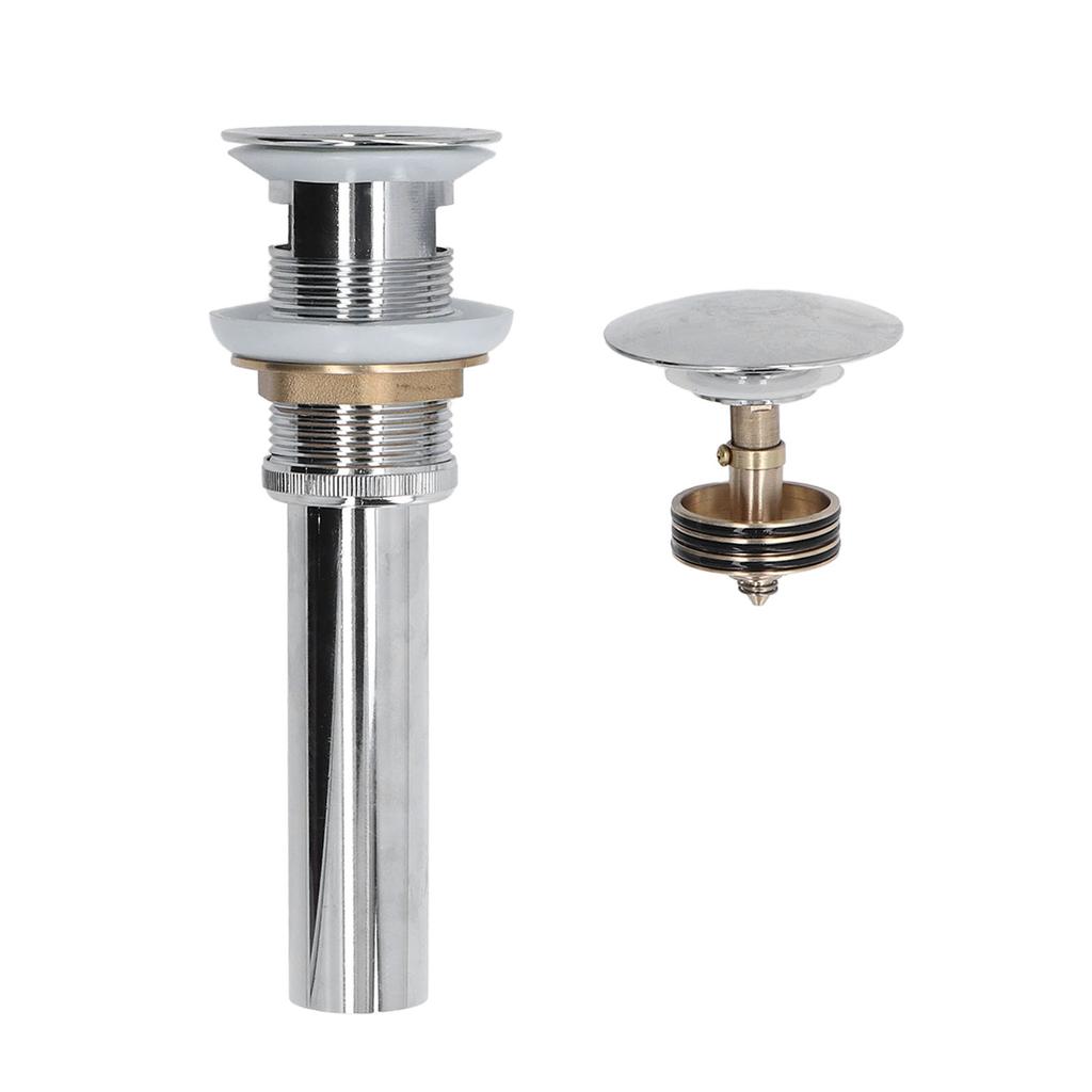 Sink Drain Stopper Copper Stainless Steel Bathroom Wash Basin Sink Drain Part for Home Kitchen