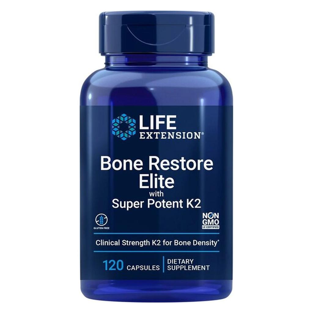 Bone Restore Elite with Super Potenet K2 - 120 caps