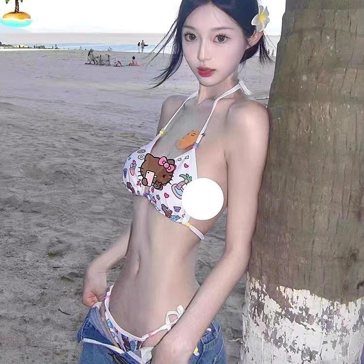 Sexy bikini 1011 new spot swimsuit women's split triangle cup swimsuit women's bikini spot