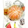 Food replica Whole green mandarin orange that looks like you could eat it keychain (253OK)