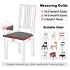 4/6Pc Waterproof Chair Seat Cover Fabric Summer Cool Silky Smooth Breathable Removable Washa Elastic Cushion Stretch Slipcover
