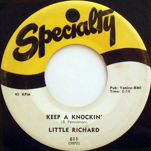 

7inch Record LITTLE RICHARD - Keep A Knockin / Can t Believe You 611 Specialty 1957 US Rock Used