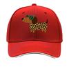 Cool Leopard Dachshund Sunglasses Dog Cartoon Sandwich Baseball Cap Sun Cap Outdoor Workouts Hat