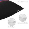 DAF Red Design Best Logo Square Pillowcase Cushion Cover Pillow Case Throw Pillow Cover for Home Sofa Living Room