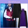 Halloween High Vampire Collar Cloak Cosplay Costume Witch Cos Perform Party