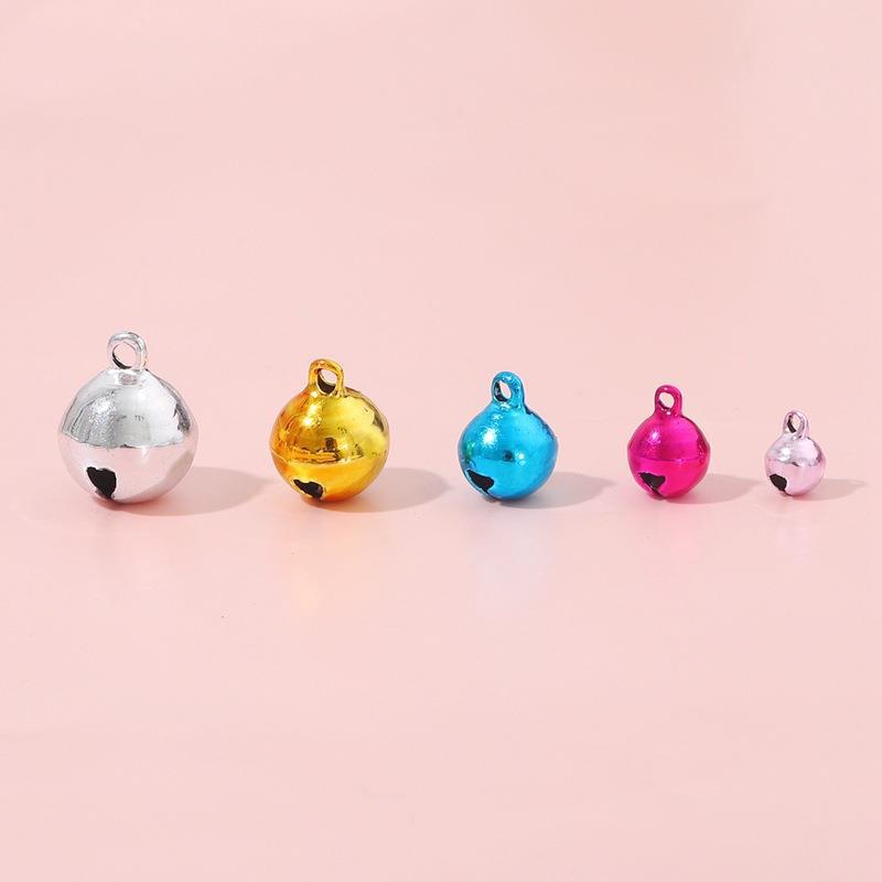 Copper colored small bells, handmade DIY Christmas bells, pet pendants, pendants, jewelry accessories