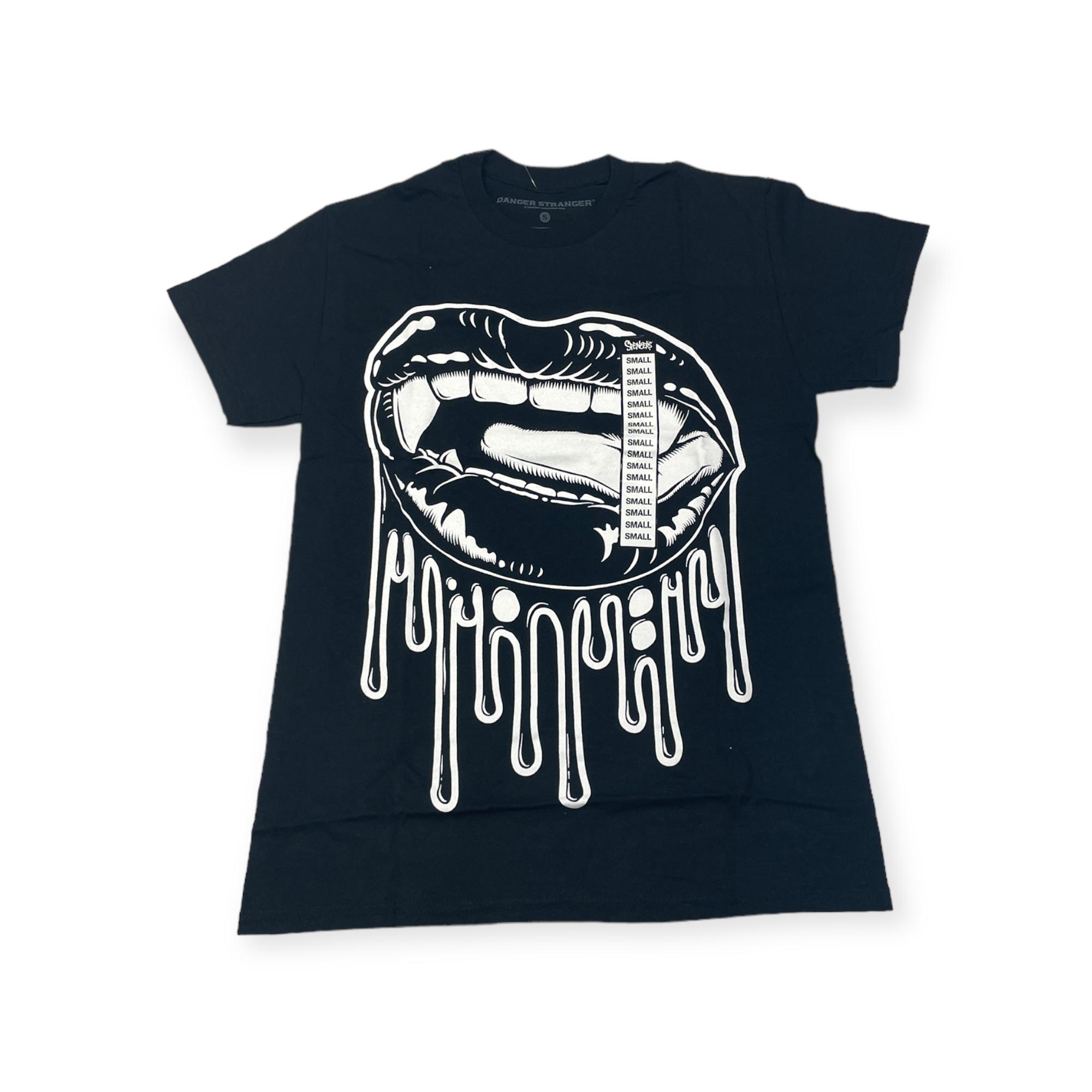Outletup-clothes Koszulka T-shirt męski okrągły dekolt SPENCER'S DANGER STRANGER S