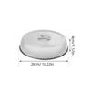 Stainless Steel Food Dome Cover with Ergonomic Handle for Cooking Grilling Serving Keeping Heat Oil Splash Prevention Household