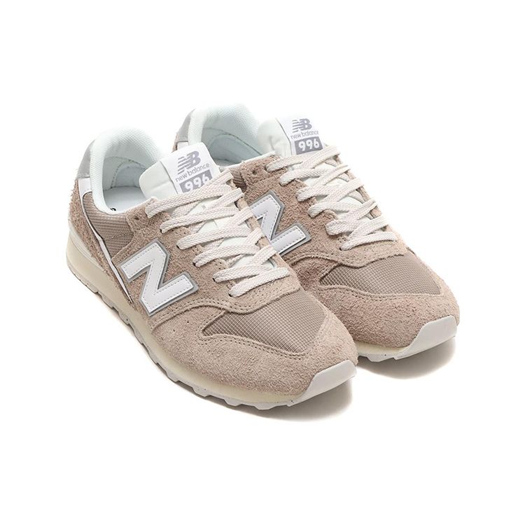 New Balance Nb 996 Comfortable Versatile Low-Top Casual Running Shoes Women Sneaker Brown White WL996CV2