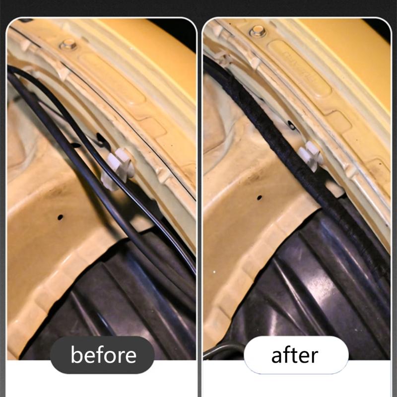 Wire Harness Automotive Cloth Tape Self-Adhesive Felt Cloth Electrical Tape Heat Resistant Harness Tape Easy to Use