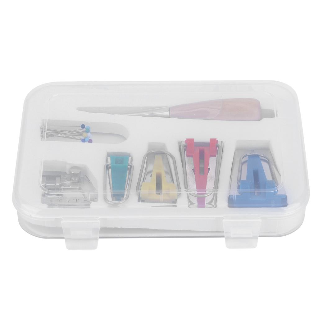 Multifunction Fabric Bias Tape Maker Set DIY Splicing Sewing Quilting Binding Tool Set