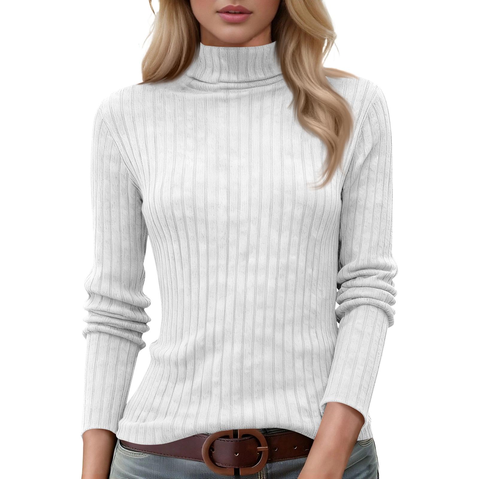 

Женский повседневный топ с длинным рукавом XL белый