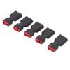 5PCS T Plug to XT60 Adapter Sturdy PC Tight Connection RC Battery Conversion Connector